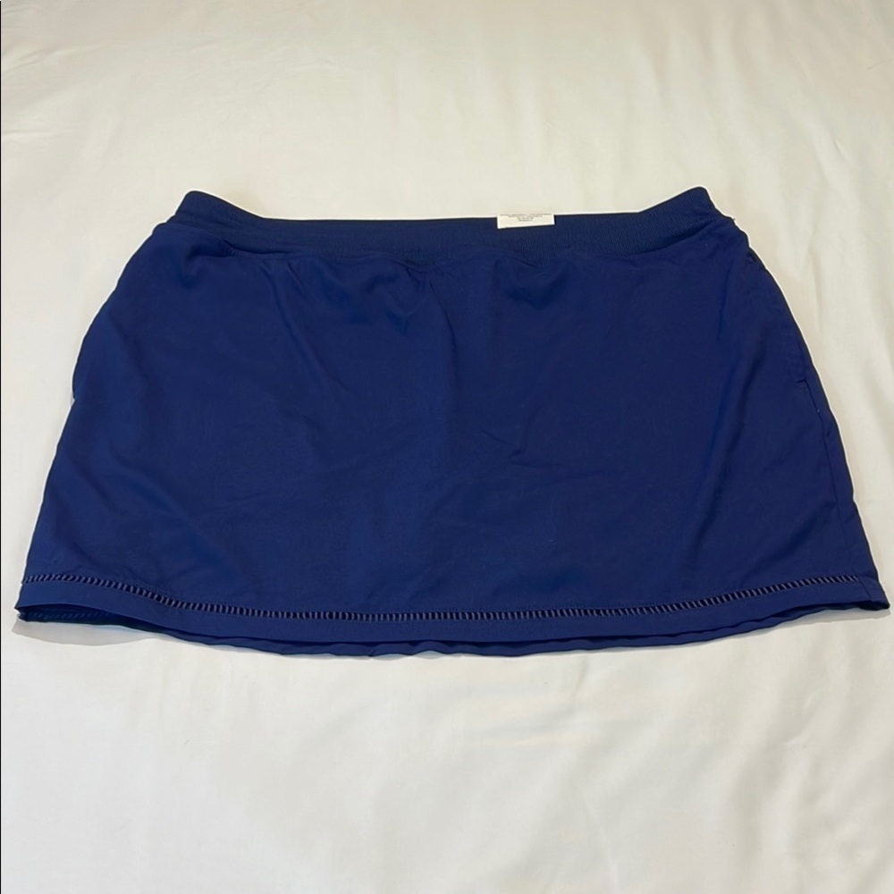 ST JOHNS BAY SIZE XL Blue Women's Skort